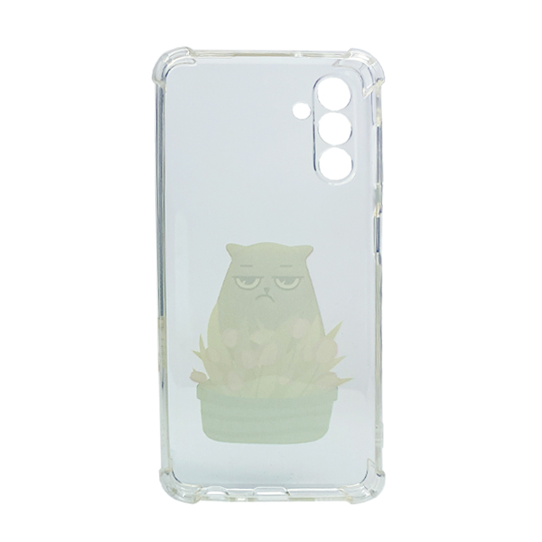 Чехол Wave Cute Case для Samsung A04s-2022/A047 Clear Cat is a Mood with Camera Lens
