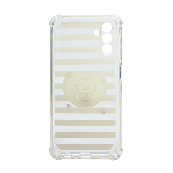 Чохол Wave Cute Case для Samsung A04s-2022/A047 Clear Kitty Love with Camera Lens
