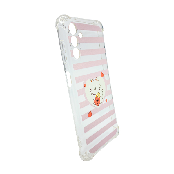 Чохол Wave Cute Case для Samsung A04s-2022/A047 Clear Kitty Love with Camera Lens