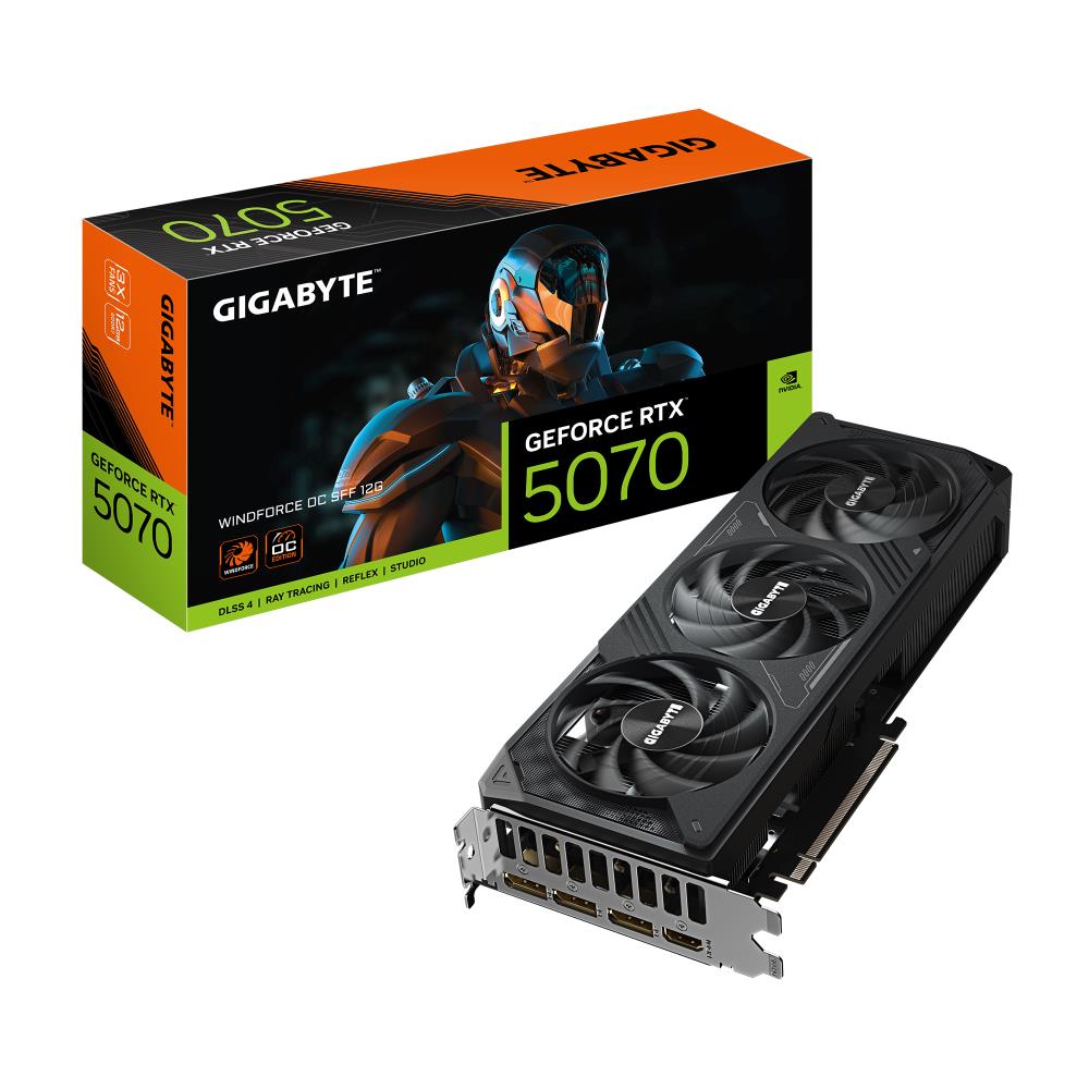Відеокарта PCIE16 RTX5070 12GB GDDR7 GV-N5070WF3OC-12GD GIGABYTE