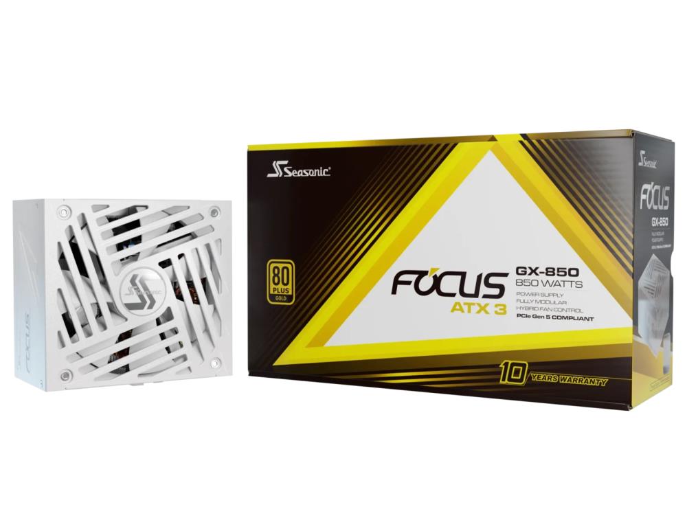 Блок живлення ATX 850W FOCUS-GX-850-ATX31-WH SEASONIC