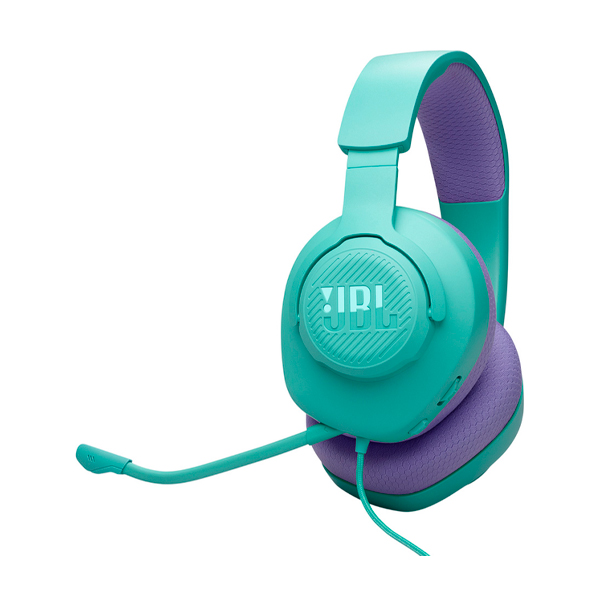 Навушники JBL Quantum 100M2 Cyan (JBLQTUM100M2CYN)