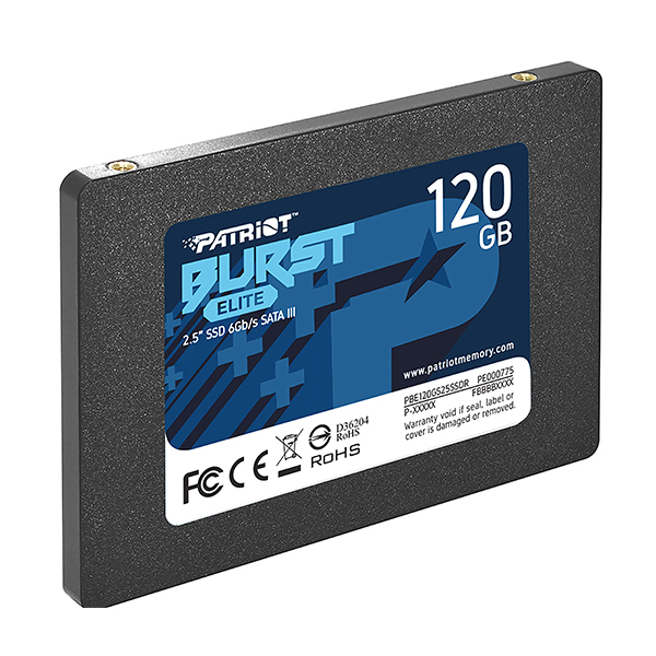 Накопитель SSD PATRIOT Burst Elite 120 GB (PBE120GS25SSDR)