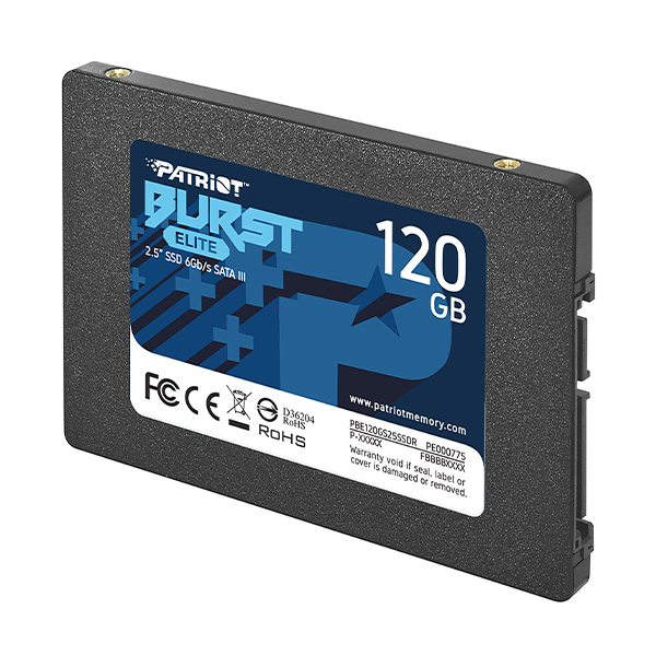 Накопитель SSD PATRIOT Burst Elite 120 GB (PBE120GS25SSDR)