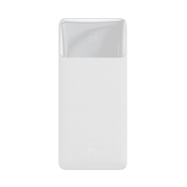 Внешний аккумулятор Baseus Bipow Digital Display Powerbank 15W 30000mAh White (PPBD050202)