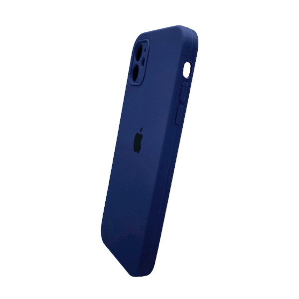 Чехол Soft Touch для Apple iPhone 11 Midnight Blue with Camera Lens Protection Square