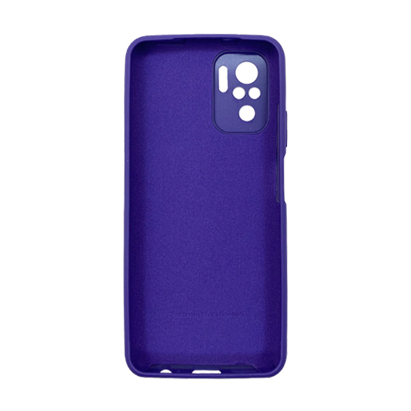 Чехол Original Soft Touch Case for Xiaomi Redmi Note10 Purple with Camera Lens