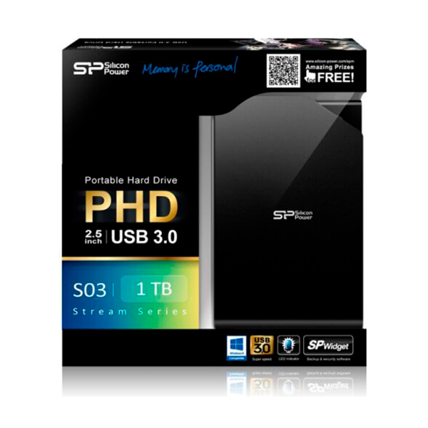 Жесткий диск Silicon Power Stream S03 SP010TBPHDS03S3K