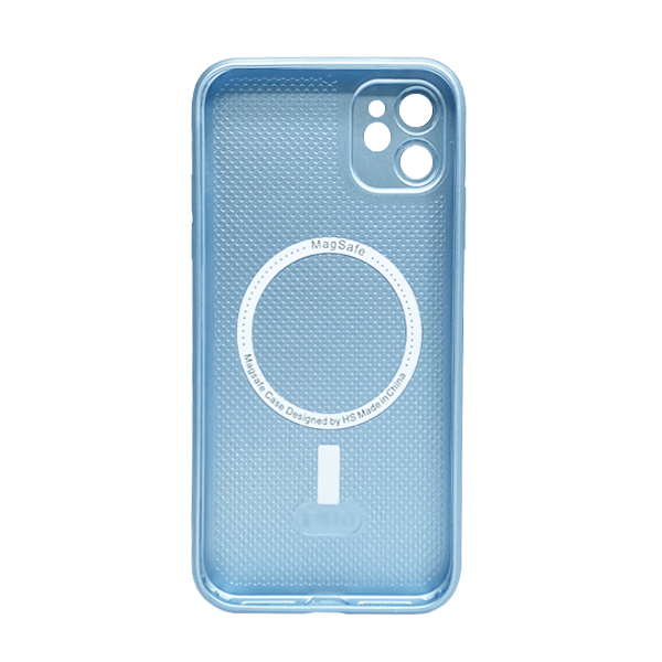 Чохол AG Glass Matte Case for iPhone 11 with MagSafe Blue