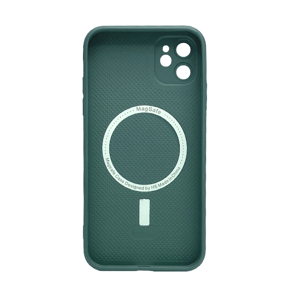 Чехол AG Glass Matte Case for iPhone 11 with MagSafe Green
