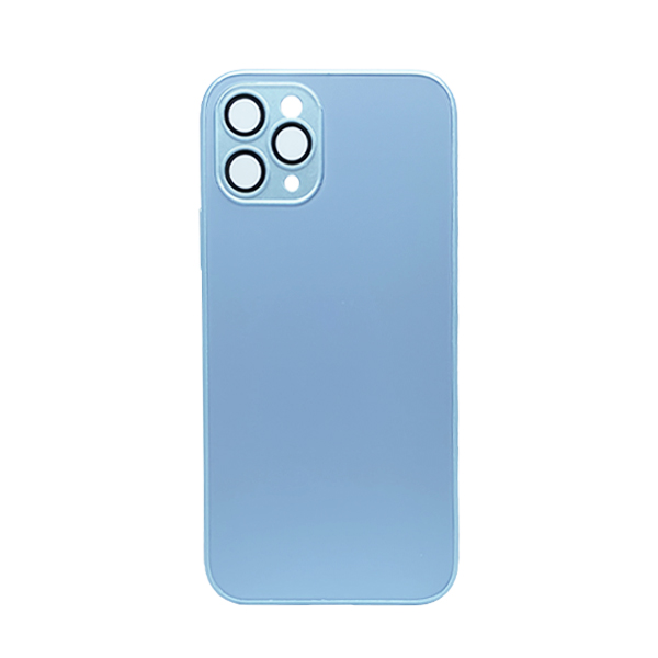 Чохол AG Glass Matte Case for iPhone 12 Pro with MagSafe Blue