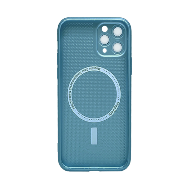 Чохол AG Glass Matte Case for iPhone 12 Pro Max with MagSafe Navy Blue