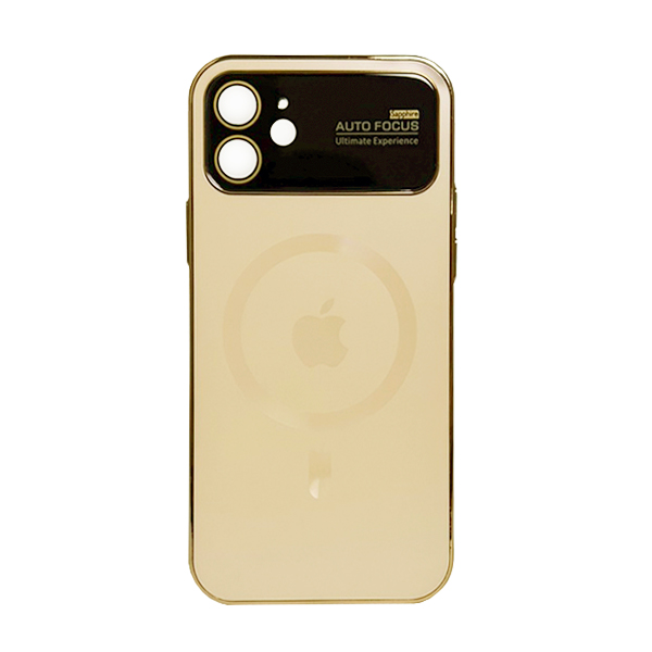 Чехол PC Slim Case for iPhone 12 with MagSafe Gold