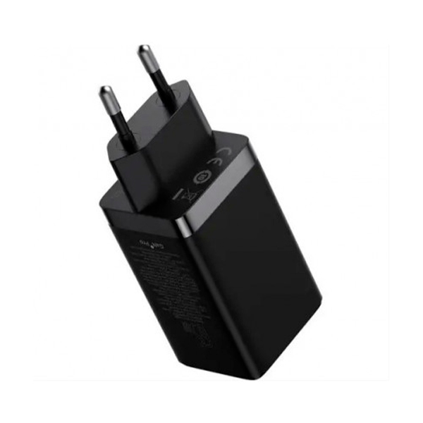 МЗП Baseus GaN3 Pro Fast Charger 2xType-C+USB 65W Black (CCGP050101)