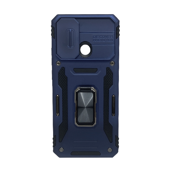 Чохол Armor Camshield Case для Xiaomi Redmi 9c/10a with Ring Dark Blue