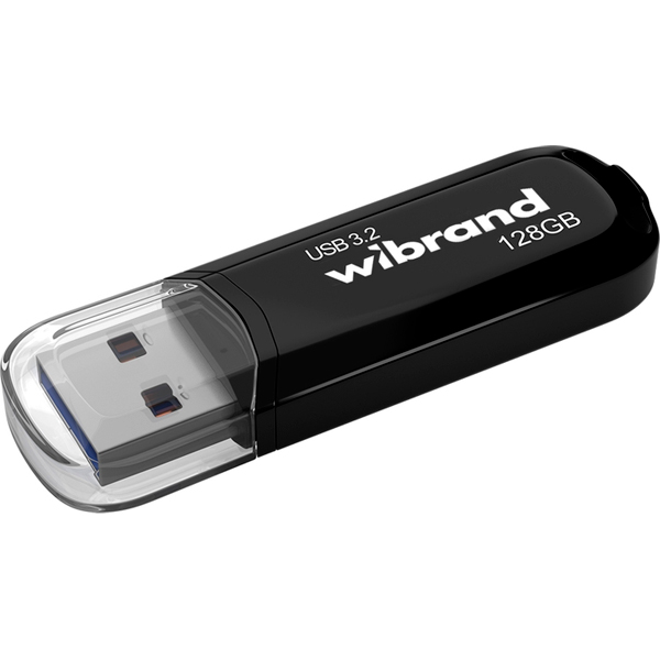 Флешка Wibrand 128 GB Marten Black USB 3.2 (WI3.2/MA128P10B)