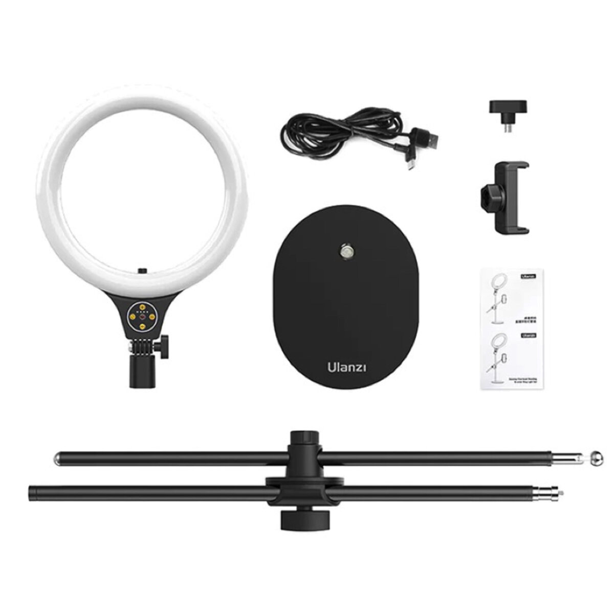 Відеосвітло Ulanzi Vijim Desktop Overhead Shooting Bracket Ring Light Set（10inch) (UV-2517 T1)