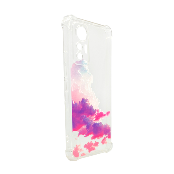 Чехол Wave Above Case для Xiaomi 12 Lite Clear Purple Sunrise with Camera Lens