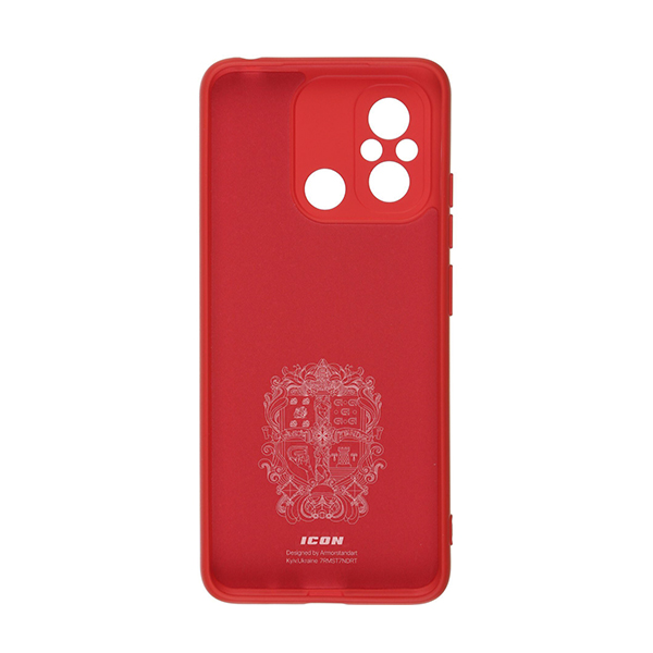 Чохол Original Soft Touch Case for Xiaomi Redmi 12c Red with Camera Lens