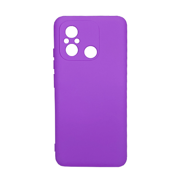 Чехол Original Soft Touch Case for Xiaomi Redmi 12c Purple with Camera Lens