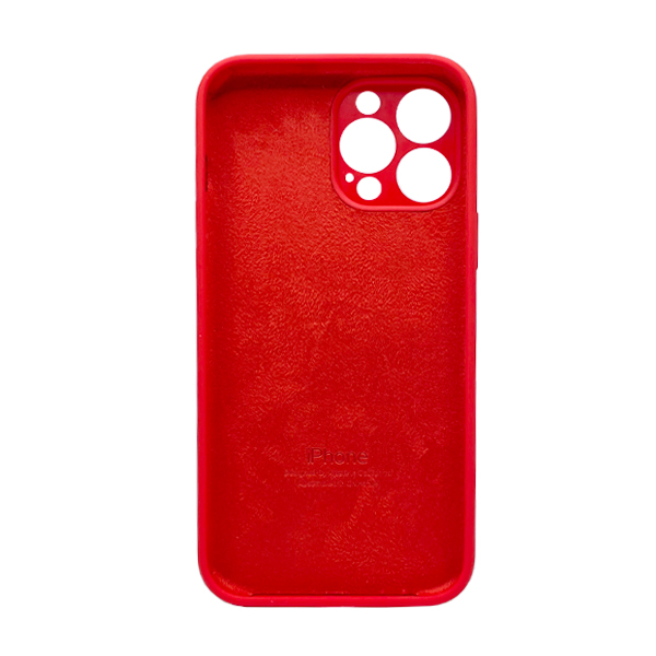 Чохол Soft Touch для Apple iPhone 14 Pro Max Red with Camera Lens Protection Square