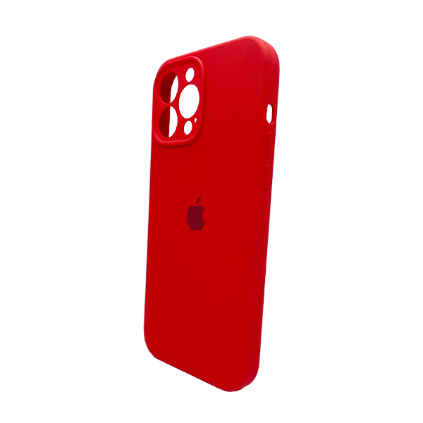 Чехол Soft Touch для Apple iPhone 14 Pro Max Red with Camera Lens Protection Square