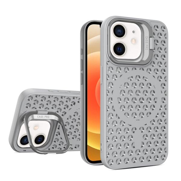 Чохол Silicon Colors Case iPhone 12/12 Pro with MagSafe Grey