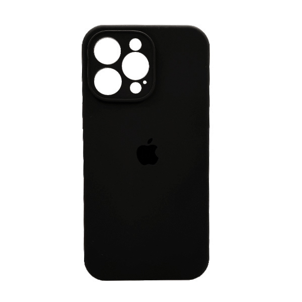 Чохол Soft Touch для Apple iPhone 12 Pro Black with Camera Lens Protection Square