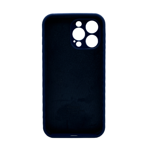 Чохол Soft Touch для Apple iPhone 12 Pro Deep Navy with Camera Lens Protection Square