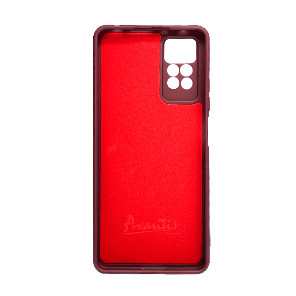 Чохол Original Soft Touch Case for Xiaomi Redmi Note11 Pro/ 5G/Note 12 Pro 4G Maroon with Camera Lens