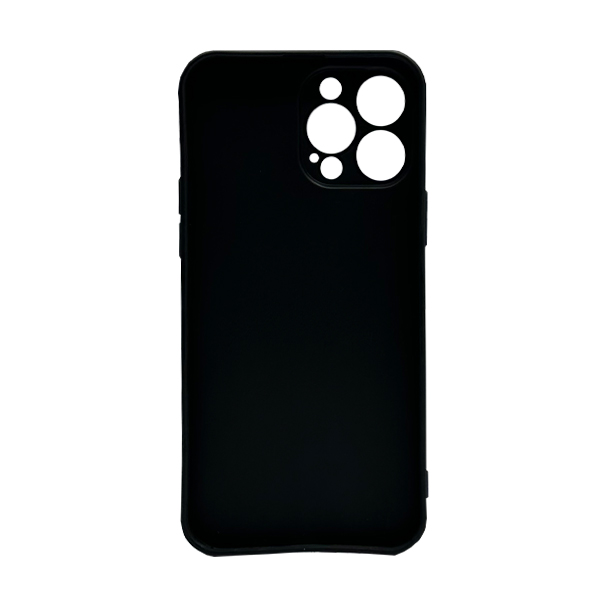 Чохол Original Silicon Case iPhone 12 Pro Max Black with Camera Lens