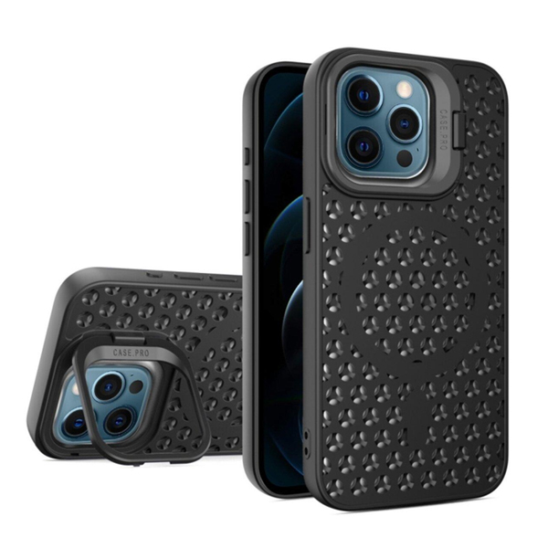 Чохол Silicon Colors Case iPhone 12 Pro Max with MagSafe Black