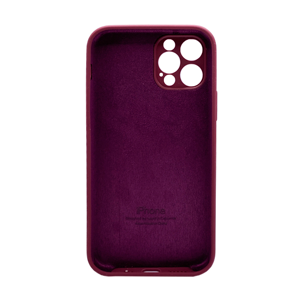 Чохол Soft Touch для Apple iPhone 12 Pro Max Plum with Camera Lens Protection