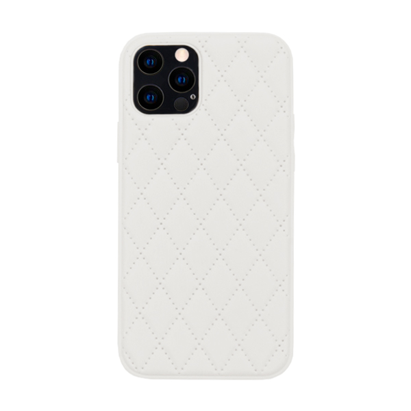 Чохол Leather Lux для iPhone 12/12 Pro White