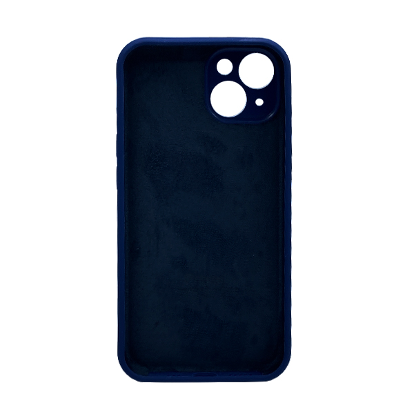 Чохол Soft Touch для Apple iPhone 13/14 Deep Navy with Camera Lens Protection Square