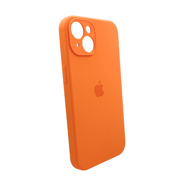 Чохол Soft Touch для Apple iPhone 13/14 Kumquat with Camera Lens Protection Square