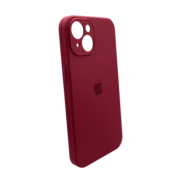 Чохол Soft Touch для Apple iPhone 13/14 Plum with Camera Lens Protection Square