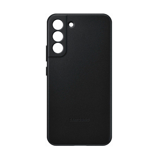 Чехол накладка Samsung S906 Galaxy S22 Plus Leather Cover Black (EF-VS906LBEG)