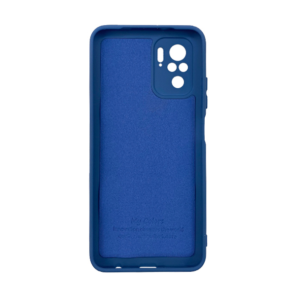 Чехол Original Soft Touch Case for Xiaomi Redmi Note10 Navy Blue with Camera Lens