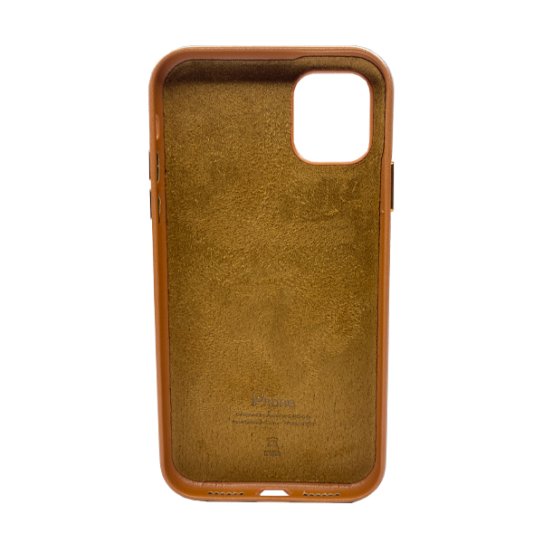 Чохол Leather Case для iPhone  11 Pro Max Brown