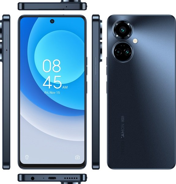 Смартфон Tecno Camon 19 Pro (CI8n) 8/128GB NFC Eco Black (4895180784484)