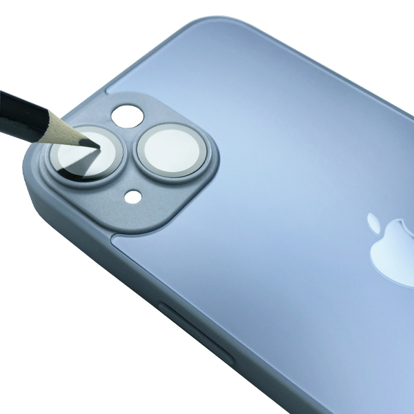Чехол Aurora Glass Case for iPhone 14 with MagSafe Blue