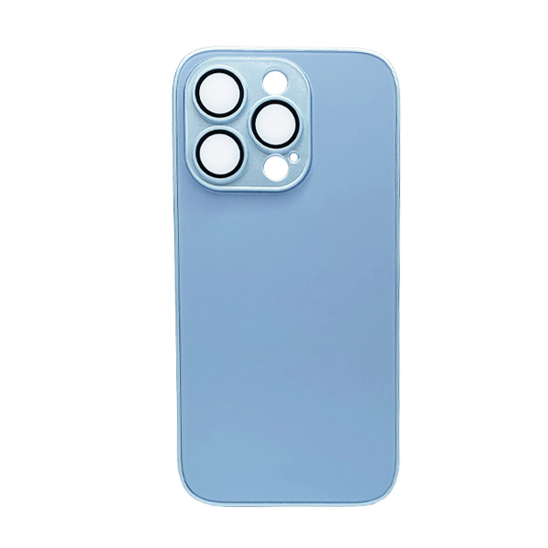 Чохол AG Glass Matte Case for iPhone 13 Pro Max with MagSafe Blue