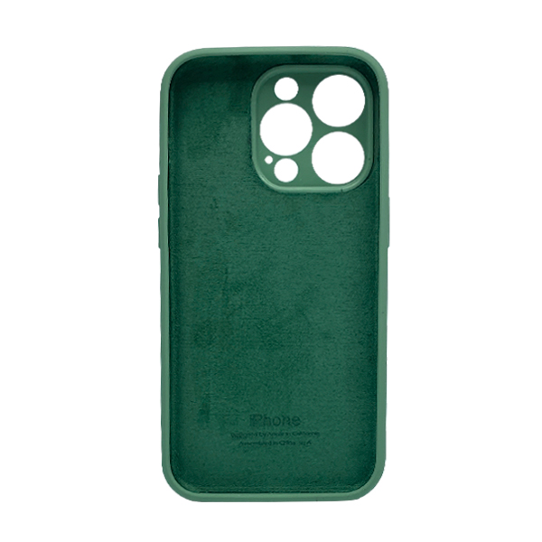 Чохол Soft Touch для Apple iPhone 14 Pro Max Pine Green with Camera Lens Protection Square