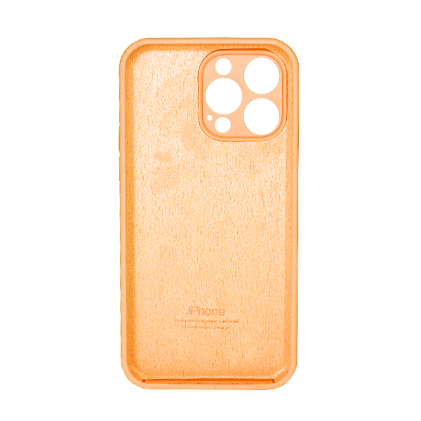 Чехол Soft Touch для Apple iPhone 15 Pro Grapefruit with Camera Lens Protection