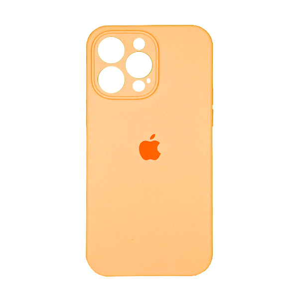 Чехол Soft Touch для Apple iPhone 15 Pro Grapefruit with Camera Lens Protection