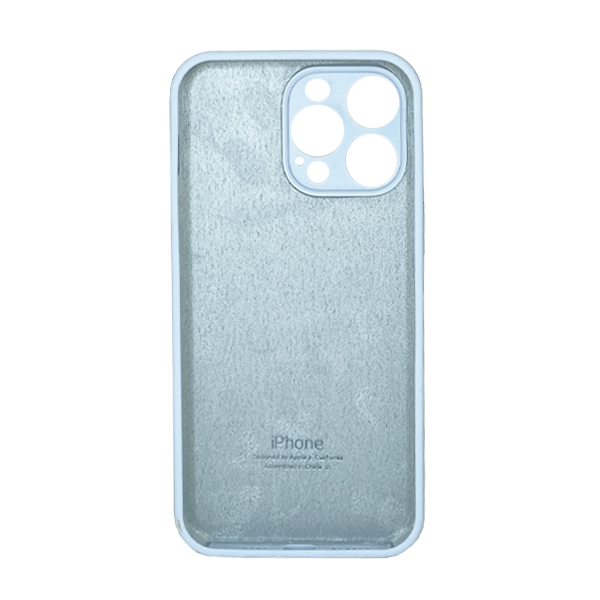 Чохол Soft Touch для Apple iPhone 14 Pro Max Lilac Blue with Camera Lens Protection Square