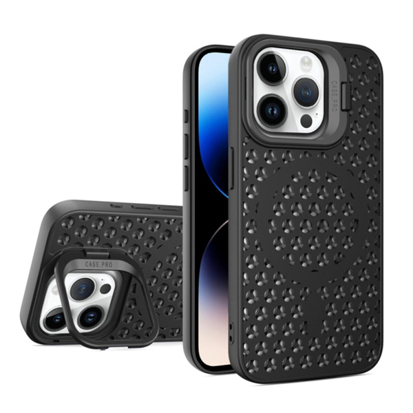 Чохол Silicon Colors Case iPhone 14 Pro Max with MagSafe Black