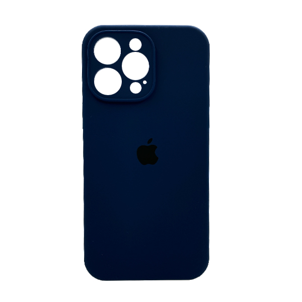 Чохол Soft Touch для Apple iPhone 14 Pro Max Deep Navy with Camera Lens Protection Square