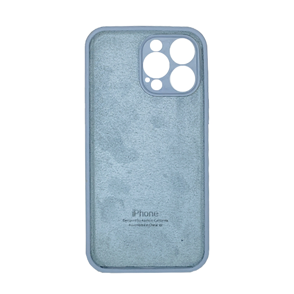 Чохол Soft Touch для Apple iPhone 14 Pro Max Lavender Gray with Camera Lens Protection Square